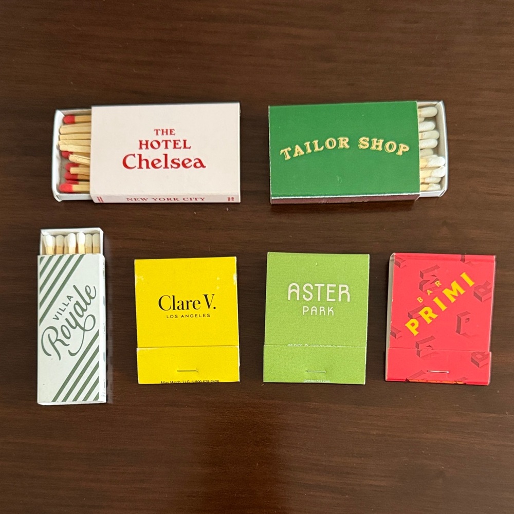 Cute Matchbook Bundle of 6
